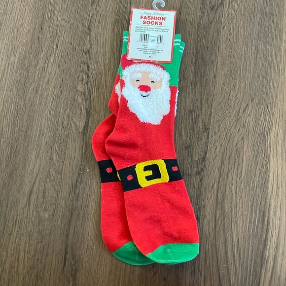 Happy Holidays Fashion Socks Unisex One Fits NWT - Picture 1 of 2